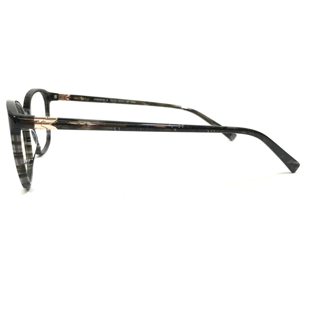 Morel Eyeglasses Frames KOALI 20015K NN03 Clear Black Gray Cat Eye 50-17-140